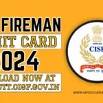 Home 49 CISF Constable Fireman Admit Card 2024 Released: Download Now